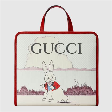 gucci tote kid ราคา|กระเป๋า Children's rabbit print tote bag .